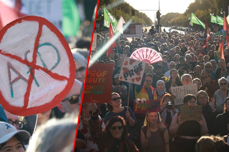 Niemcy reagują na wyniki wyborów w Saksonii-Anhalt. Tłumy na ulicach Berlina
