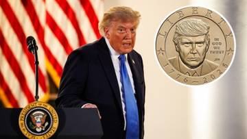 Wypuścili monety z wizerunkiem Trumpa. Szybko pojawił się problem