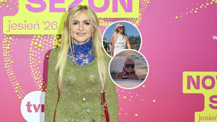 25 Gwiazdy Monika Olejnik podbiła Wenecję. W drogich perłach wybrała się na festiwal