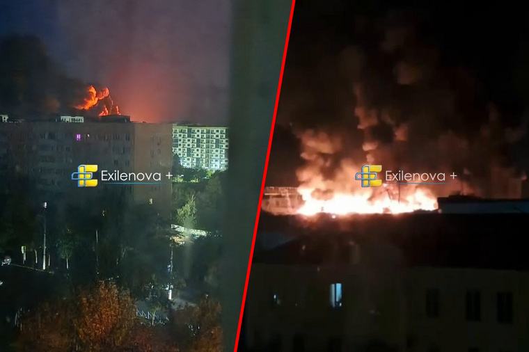 Rosyjski atak na Zaporoże i Mariupol. Nad miastami unosił się gęsty dym